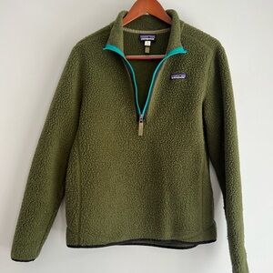 Patagonia Women’s Olive Green Quarter Zip